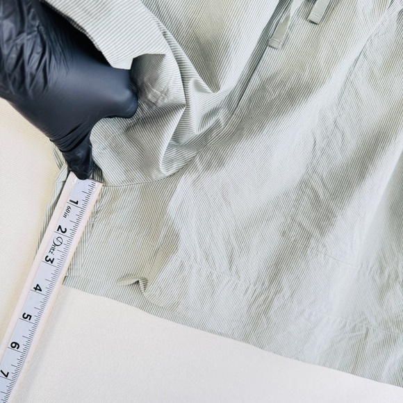 ATM Anthony Thomas Melillo Womens Poplin Pull On Shorts Green Size XL Luxury - Picture 8 of 10